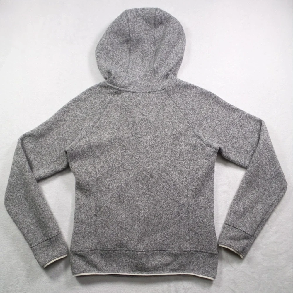 The North Face Sweatshirt Womens Size Small Gray Hooded TKA Glacier Half Zip - Picture 7 of 12